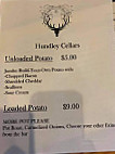 Hundley Cellars menu