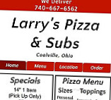 Larry's Pizza Subs menu