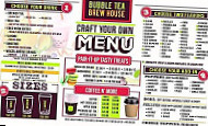 Bubble Tea Brew House menu