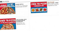 Domino's Pizza menu