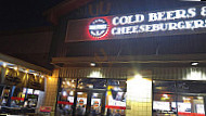 Cold Beers Cheeseburgers inside