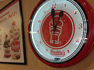 Freddy's Frozen Custard Steakburgers inside