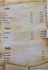 Pizzeria Matizo menu