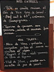 La Bacchante menu