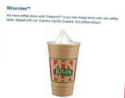 Rita's Italian Ice Frozen Custard menu