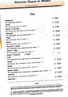 Pizzeria Da Altobelli menu