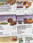 Subway menu