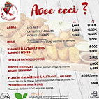 La Caraïbéenne menu