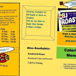 B J Roasters Piatti