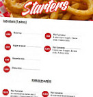 Rock N'diner menu