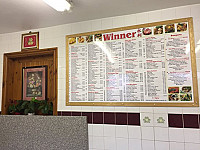 Winner Chinese Takeaway menu