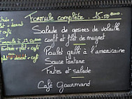 Le Debarcadere menu