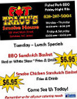 Fat Tracy's Smokehouse menu