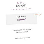 L'osmose menu