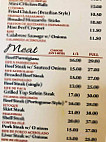 Sabor Unido menu