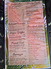 Caribbean Island Cafe menu