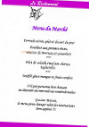 Le Place Neuve menu