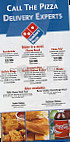 Domino's Pizza menu