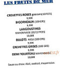 Les Bains menu