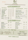 Green Corner menu