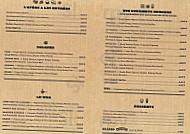 L'hirondelle Saint Jean De Luz menu