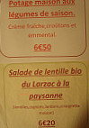 La Creperie du Beffroi menu