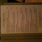 Methuselah And Lounge menu