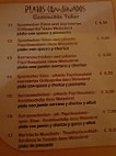 Spanienkneipe Caramba menu