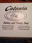 Catania Bakery menu