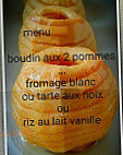 Les Glycines menu