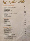 Goldener Adler menu