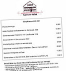 Gasthaus Sailer menu