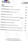 The Harbour Inn menu