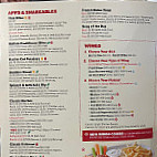 Boston Pizza menu