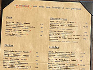 Comptoir Des Fables menu