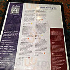 Aldus Brewing menu