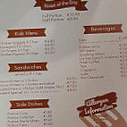 The Square Grill menu