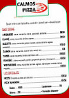 Calmos Pizza menu