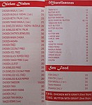 Millennium Restaurant menu