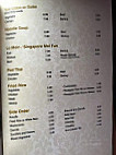 Tokyo Asian Fusion menu