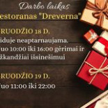 Restoranas Dreverna menu