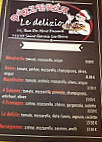 Pizzeria Delizio menu