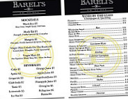 Bareli's By The Sea menu