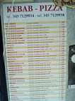 Pizzeria Khaled menu