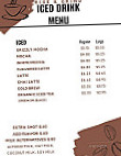 Rise And Grind menu