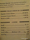 Lincoln Hot Bagel Luncheonette menu