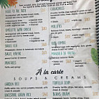 Las Robles menu