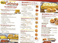 Tudor's Biscuit World menu