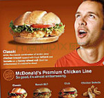 Mcdonald's menu