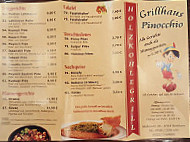 Grillhaus Pinocchio menu